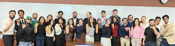 Hofstra Engineering Ring Ceremony group photo